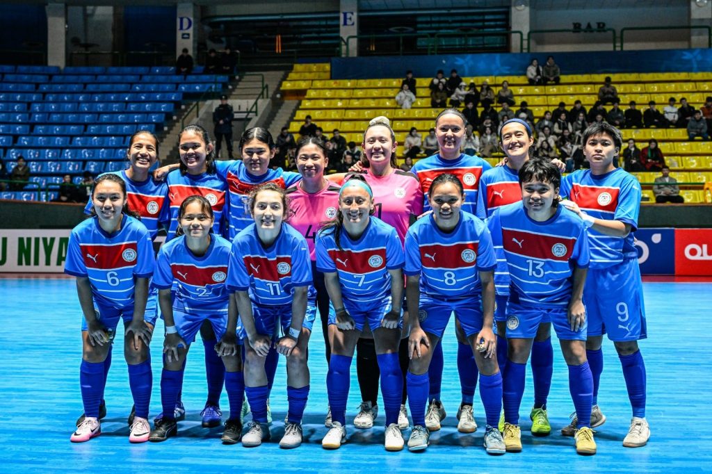The Philippine women’s national futsal team during their campaign in Uzbekistan