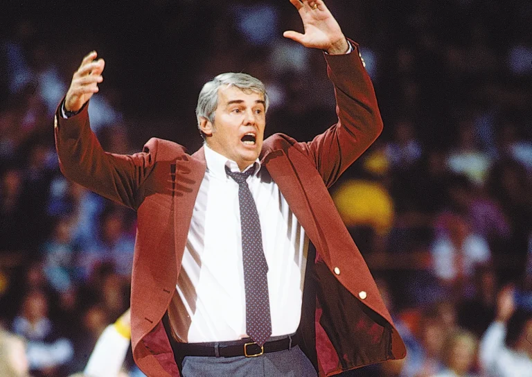 Nuggets coach Doug Moe on the sideline in 1988. (Photo by John Leyba/The Denver Post)